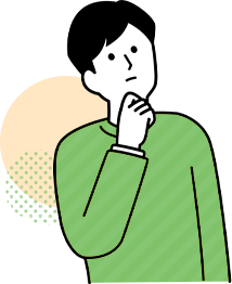 悩む人