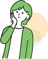 悩む人